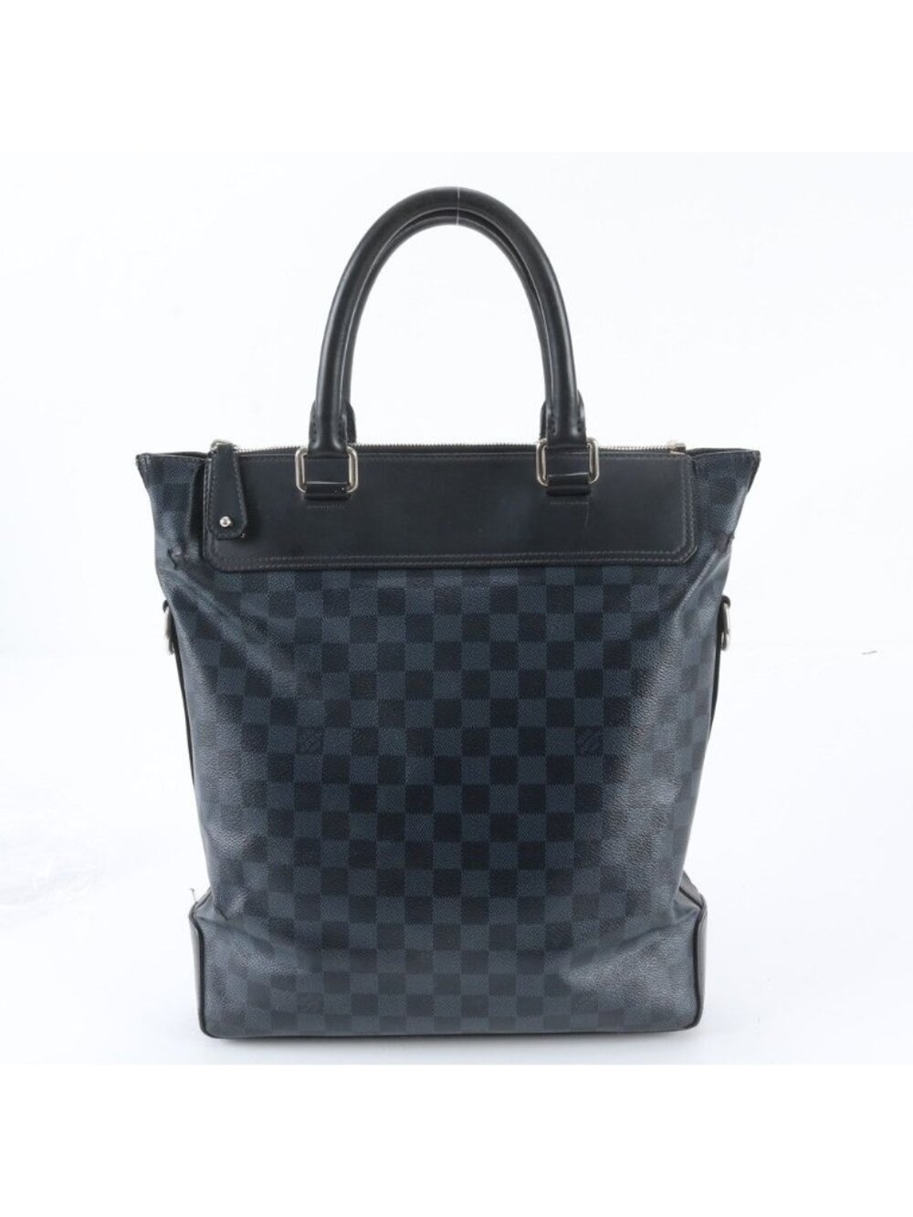 Louis Vuitton Damier Cobalt Greenwich Leather Tote Shoulder Business